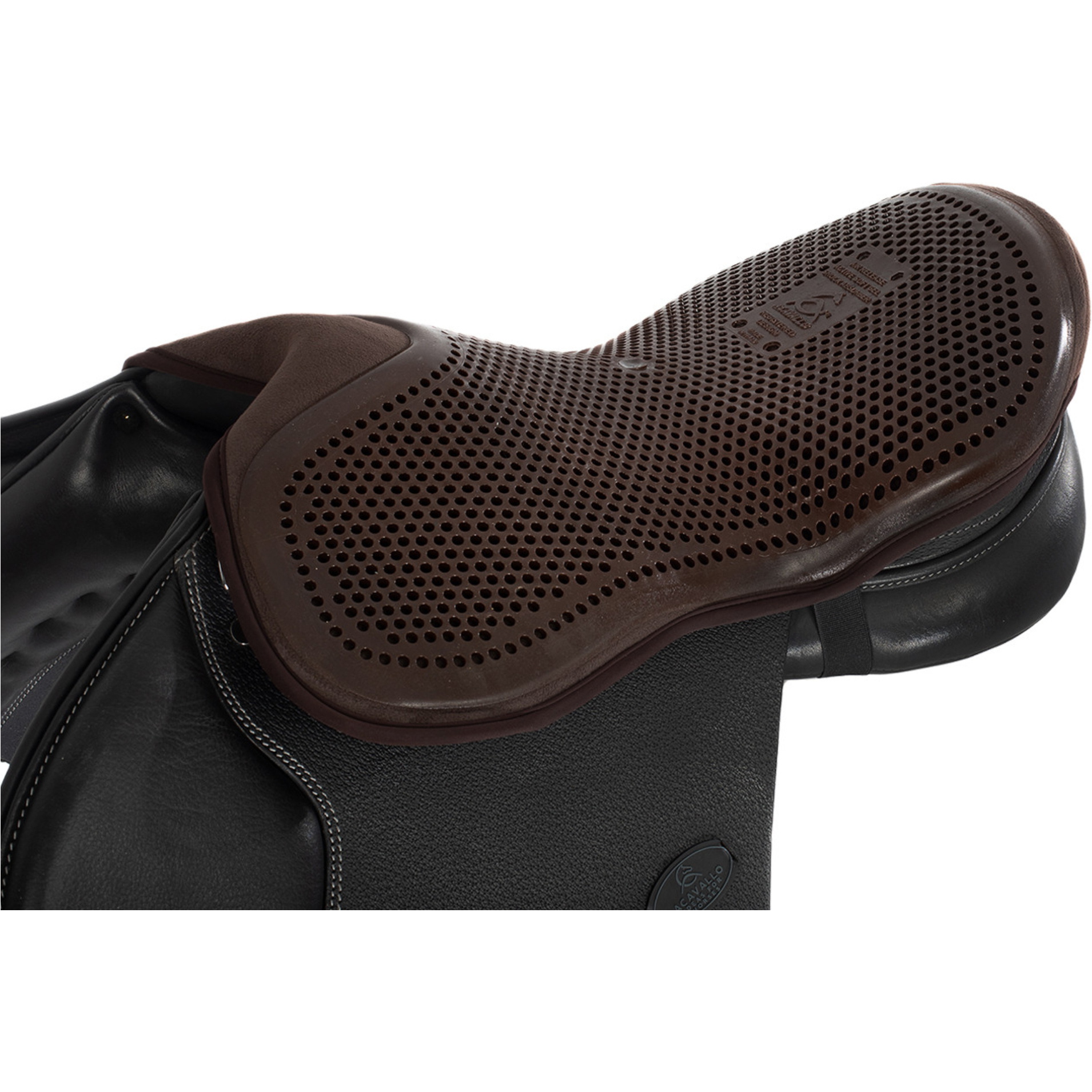 2026 Acavallo Siège Standard Sauveteur Saut Classique Gel-Out Dri-Lex 10mm AC520 - Brown